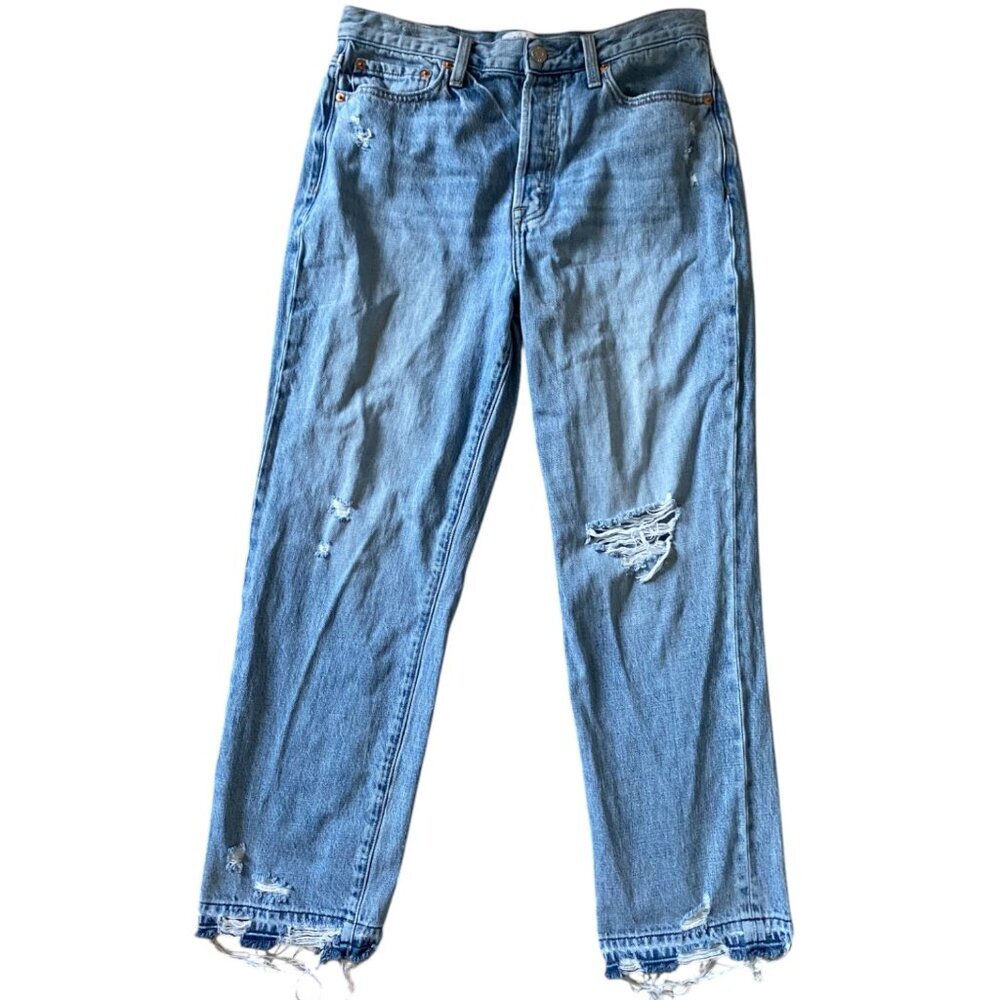 Pistola Light Wash High Rise Straight Charlie Jeans Size 29 - Picture 2 of 7